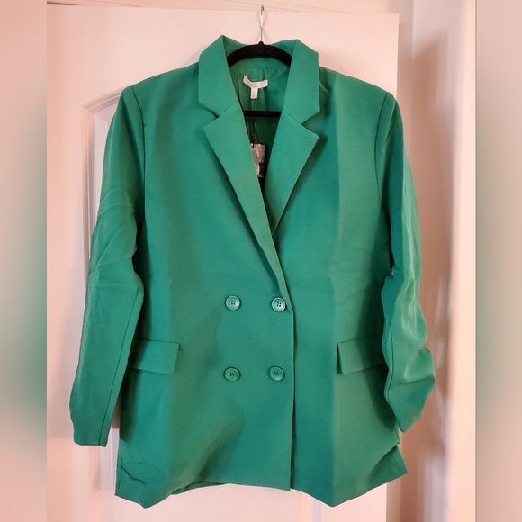 LAST ONE✨️ NEW!  MUST HAVE HOTTEST TREND ICONIC OVERSIZED DOUBLE BREASTED BLAZER - Picture 5 of 6